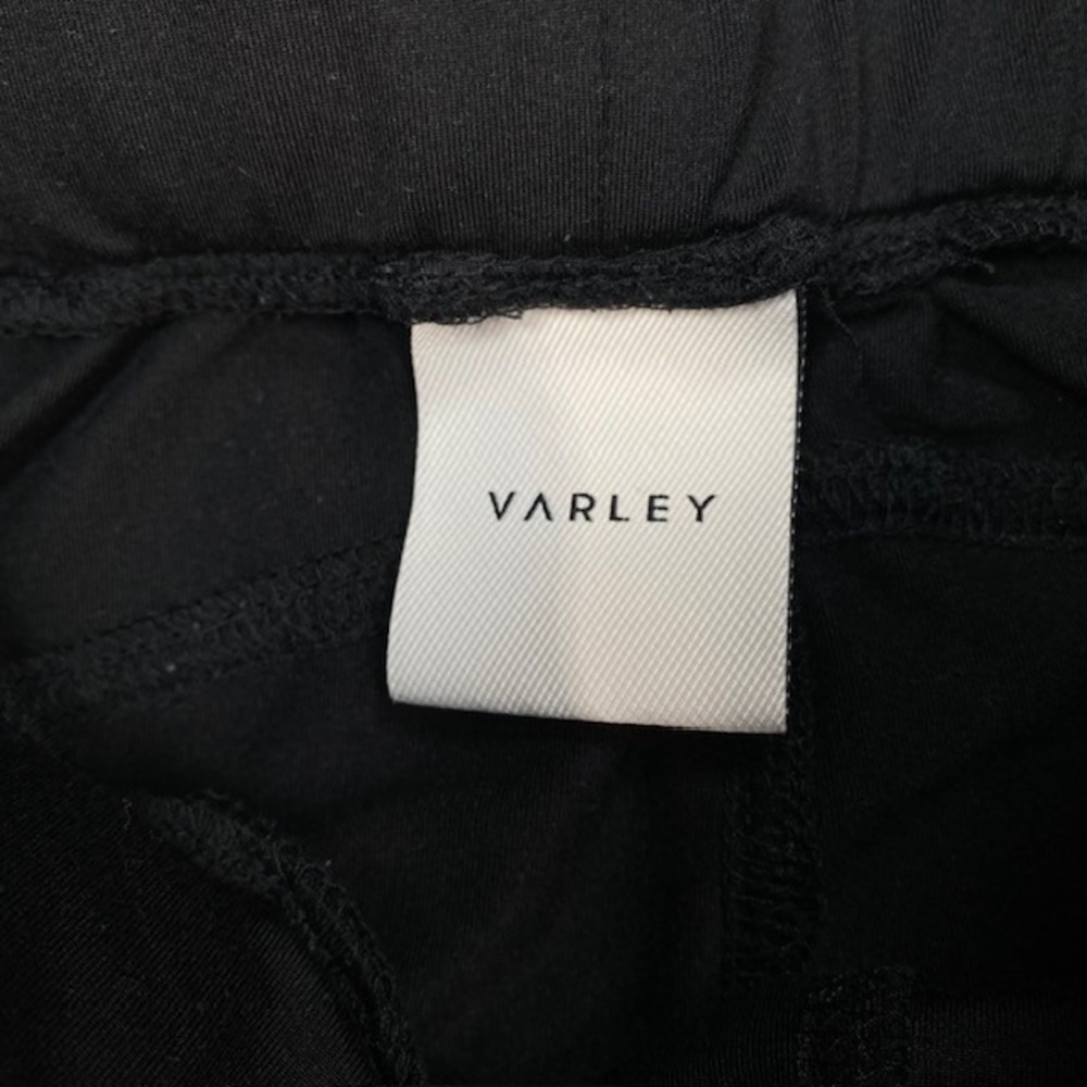 Varley Parkhurst Black Fluid Stretch Jersey Joggers XS VAR00838 Slim Tapered - Picture 2 of 9